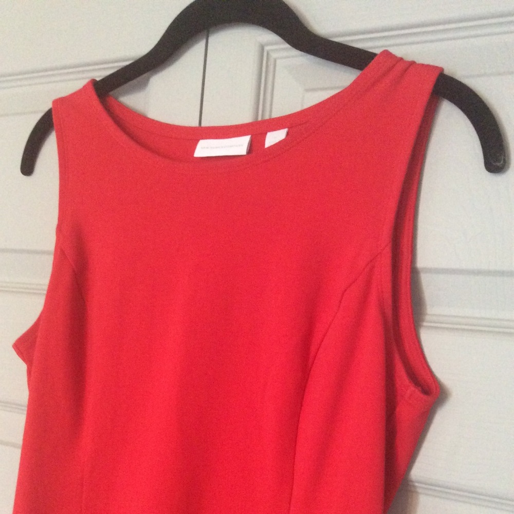 New York and Company Simple Red Dress